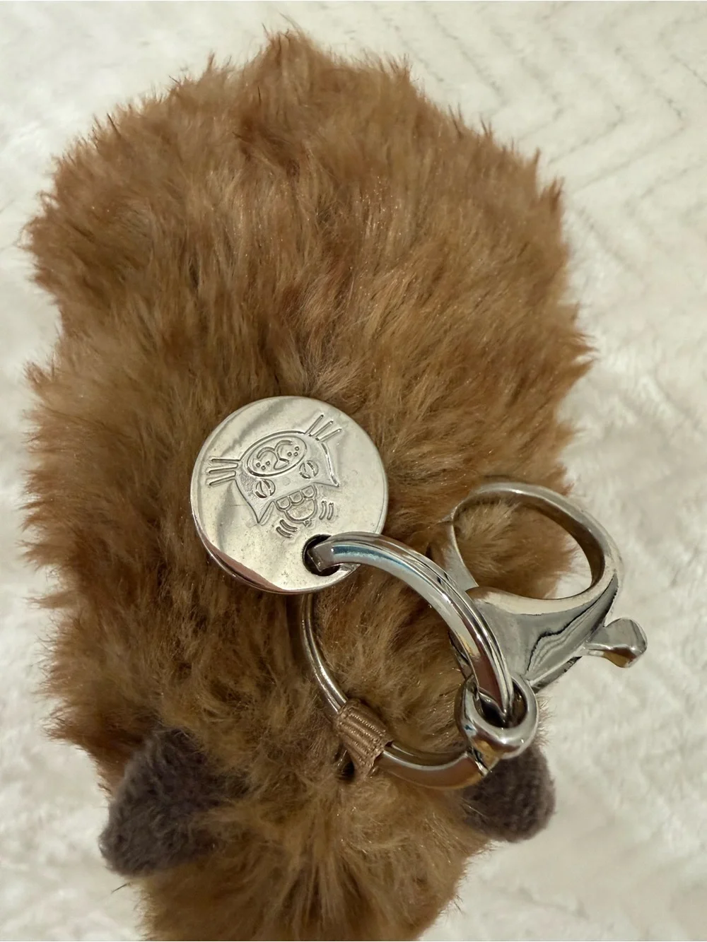 Jellycat Brown Plush Guinea Pig Keyring